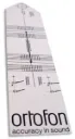 Ortofon ALIGNMENT TOOL Pikap iğneleri için karton açı ayar cetveli.
