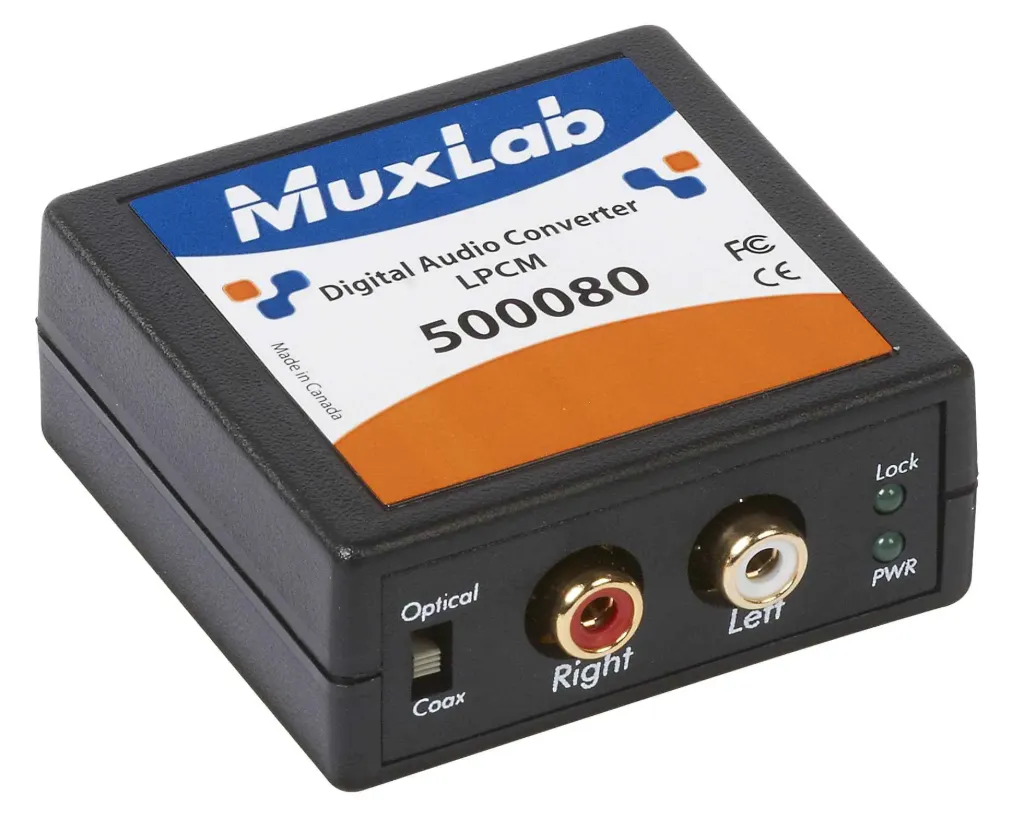 MUXLAB LPCM optik-analog dönüştürücü